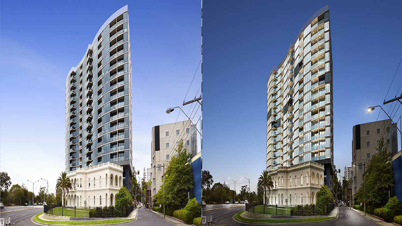 Day to Dusk – before and after