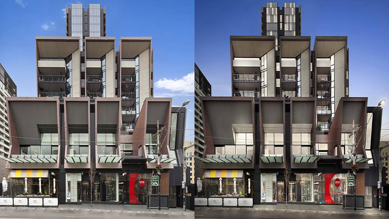 Day to Dusk – before and after