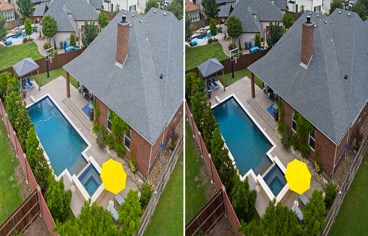 Image Enhancement – before and after